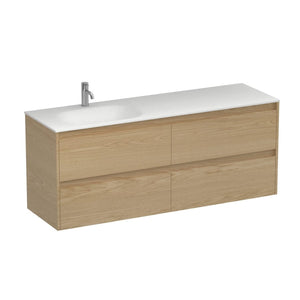 Progetto Vanity Stanza Spio 1500 4 Drawer Vanity Left Basin