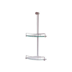 Plumbline Bathroom Accessories Progetto 2 Tier Shower Caddy | Chrome