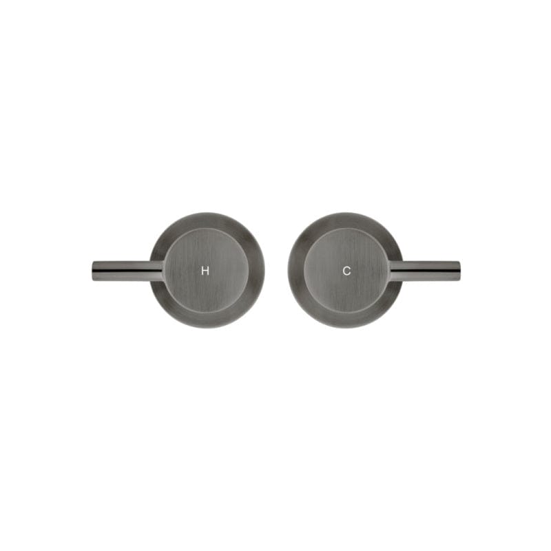 Meir Wall Mixers Meir Round Quarter-Turn Wall Top Assemblies | Shadow