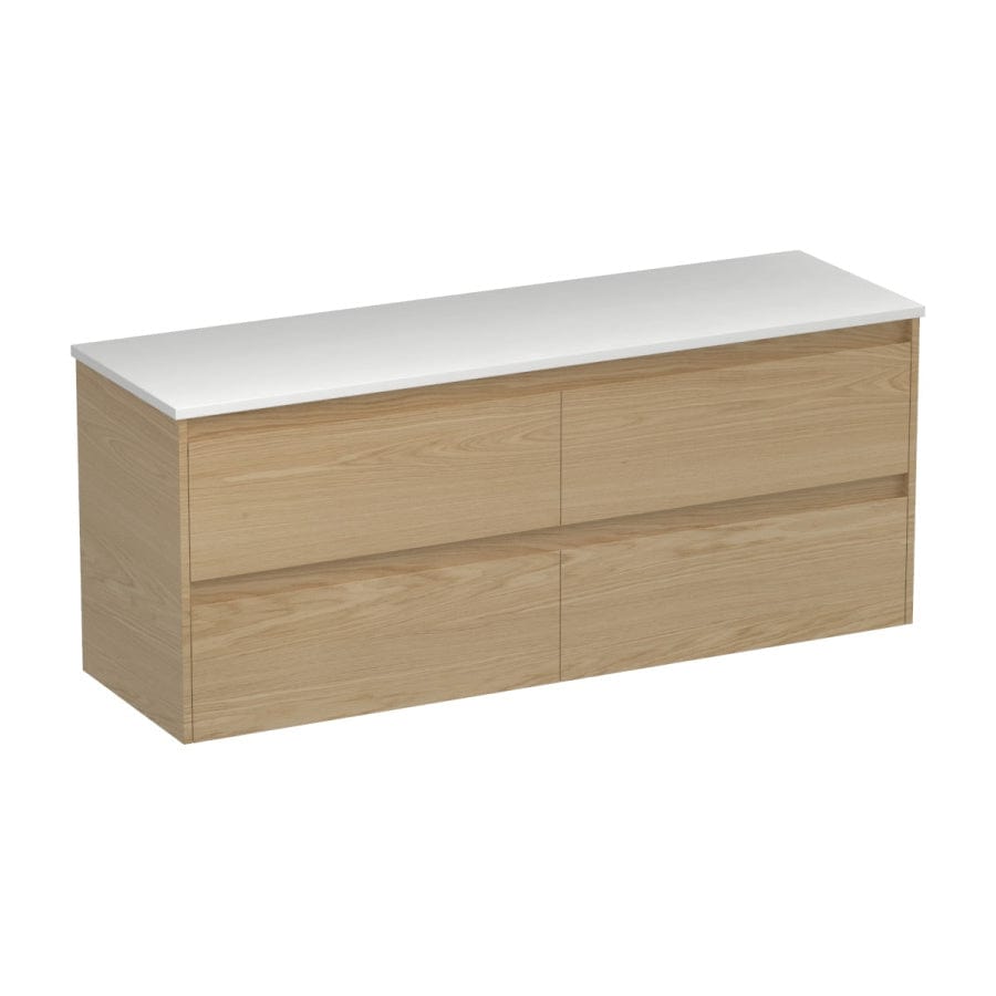 Progetto Vanity Stanza Opaco 1500 4 Drawer Vanity