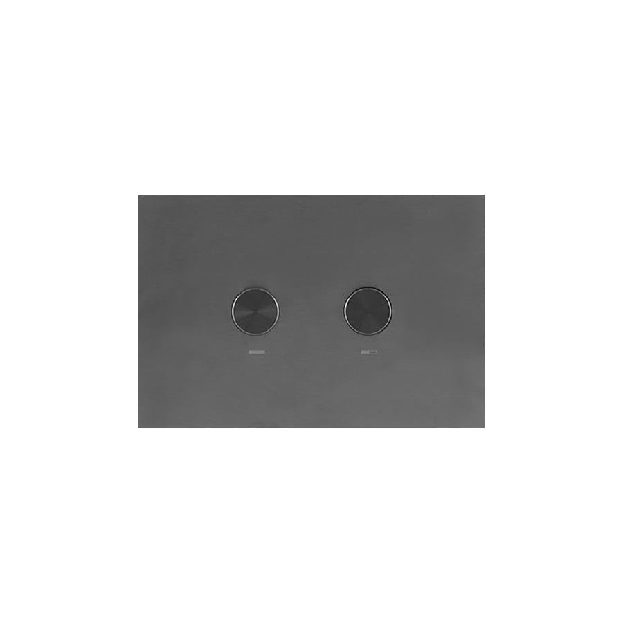 Plumbline Flush Plate Oli Flush Panel | Brushed Gunmetal