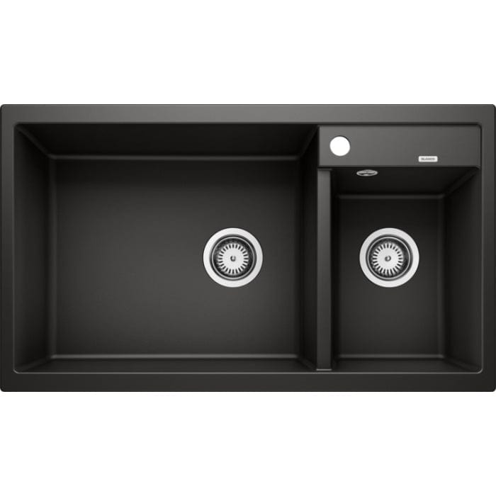 Blanco Kitchen Sinks - Granite Blanco Silgranit Metra 9 Double Sink | Black