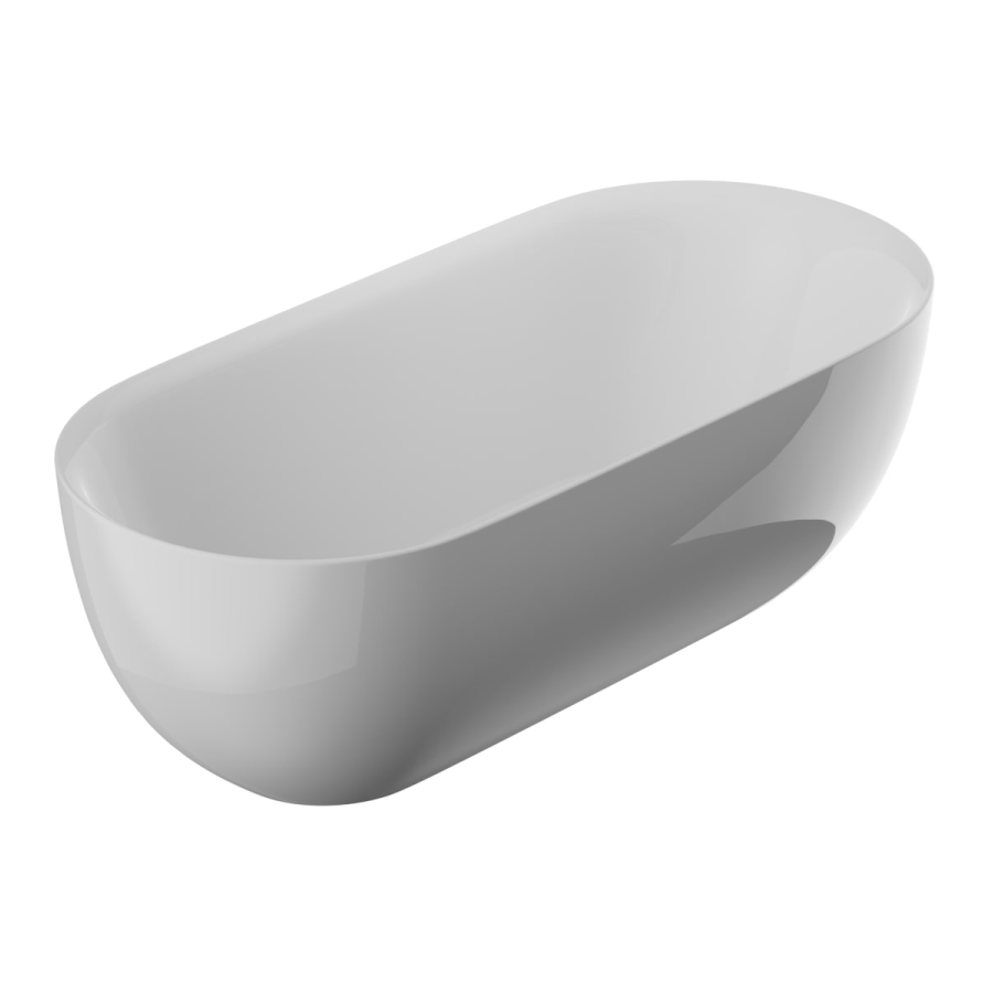 Plumbline Bath Kurv 1700 Freestanding Bath