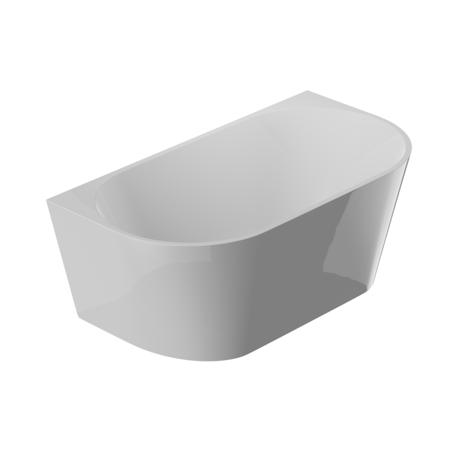 Plumbline Bath Tondo 1500 Back to Wall Bath