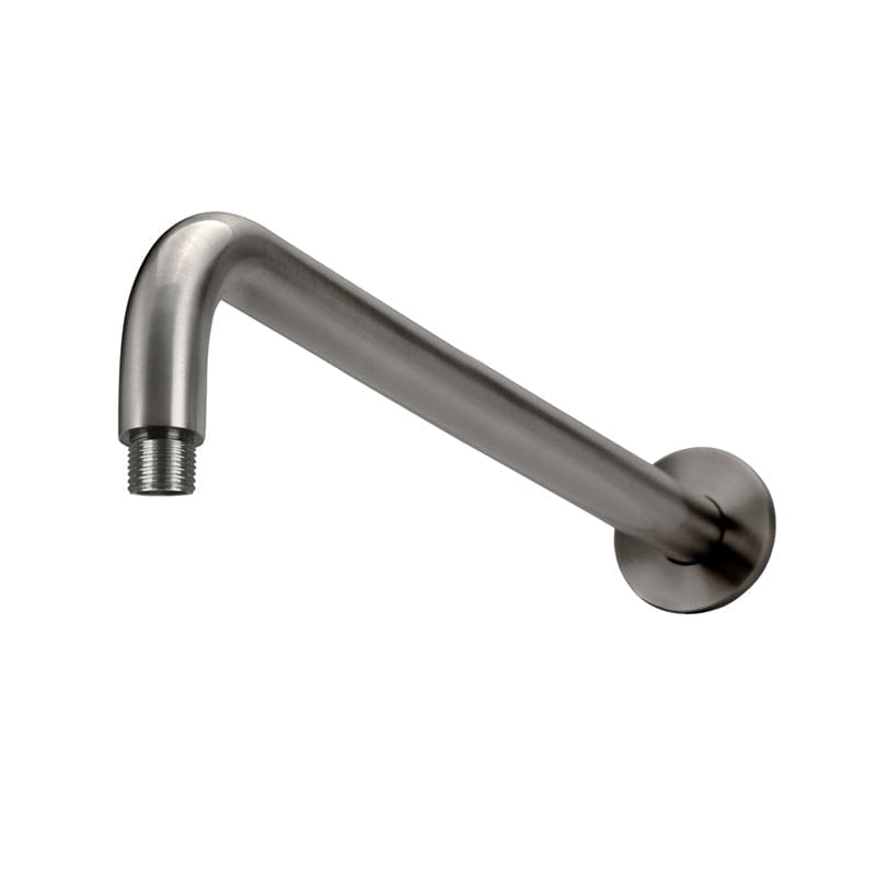 Meir Showers Meir Round Wall Shower Curved Arm 400mm | Shadow