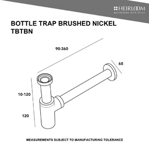 Heirloom Bottle Traps Heirloom Bottle Trap | Brushed Nickel