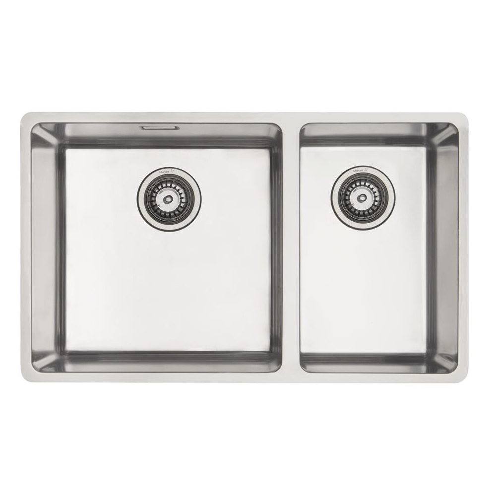 Mercer Kitchen Sinks Mercer DC Double Sink | 400 + 250mm