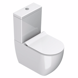 Plumbline Toilet Catalano Sfera 63 Rimless Back To Wall Toilet Suite | Gloss White