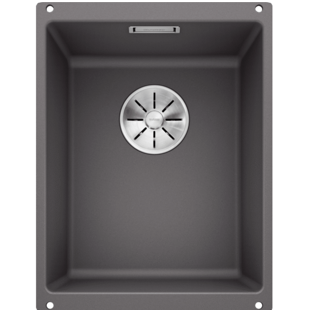 Blanco Kitchen Sinks - Granite Blanco Silgranit Subline 320-U Single Sink | Rock Grey