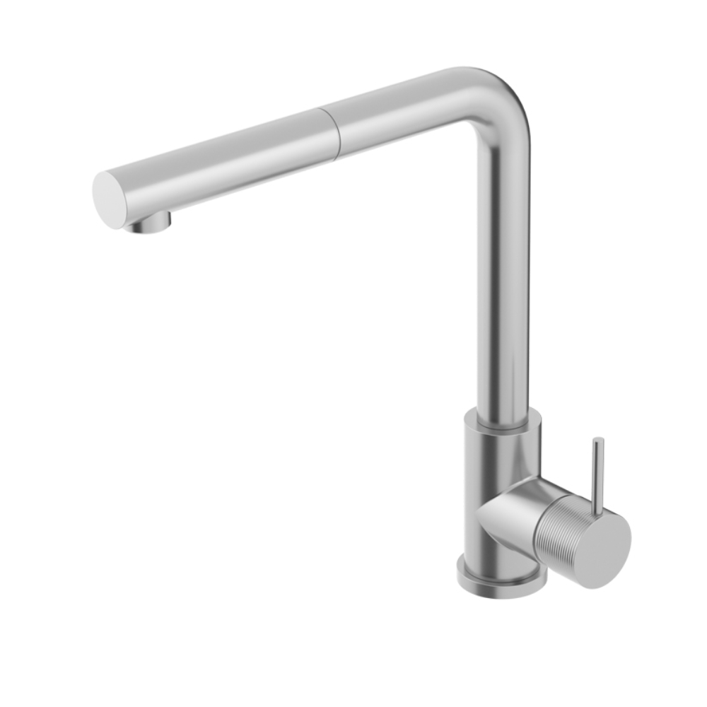 Plumbline Kitchen Tap Oli 316 Kitchen Mixer Straight Spout with Pull Out Spray