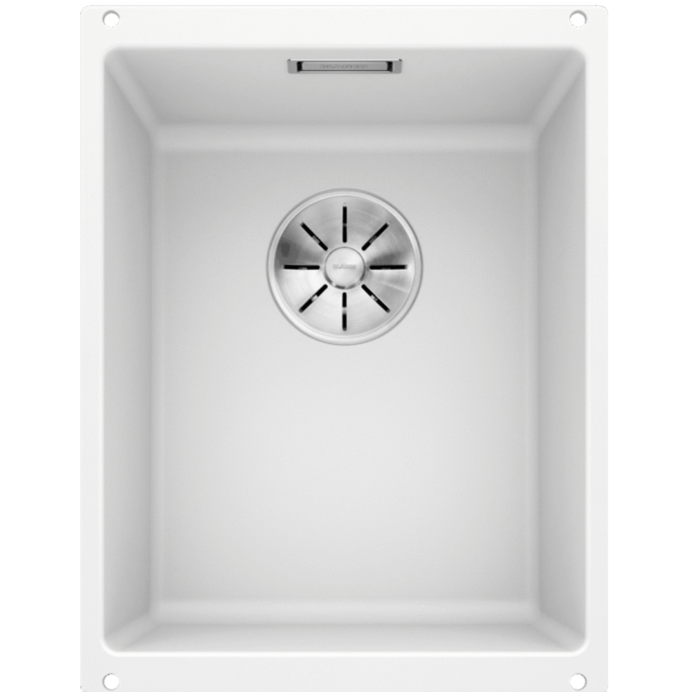 Blanco Kitchen Sinks - Granite Blanco Silgranit Subline 320-U Single Sink | White