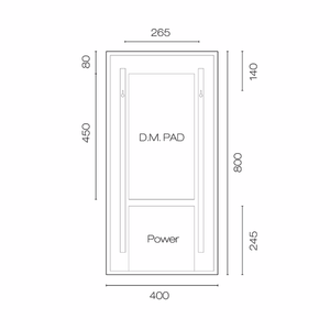 Progetto Mirrors Starlight 400 Rectangle LED Mirror