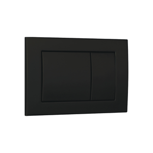 Plumbline Flush Plate Speedo Metal Flush Panel | Matte Black