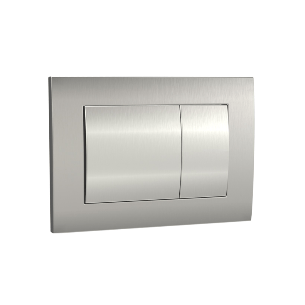 Plumbline Flush Plate Speedo Metal Flush Panel | Brushed Nickel