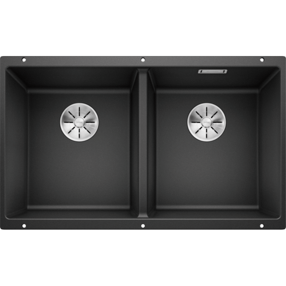 Blanco Kitchen Sinks - Granite Blanco Silgranit Subline 350/350-U Double Sink | Anthracite