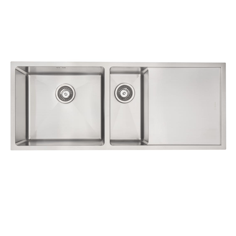 Mercer Kitchen Sinks Mercer DV Sheffield Double Sink with Drainer | 450 + 200mm