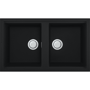 Acero Kitchen Sinks - Granite Mercer Duro Granite Messina Double Sink | 365 + 365mm