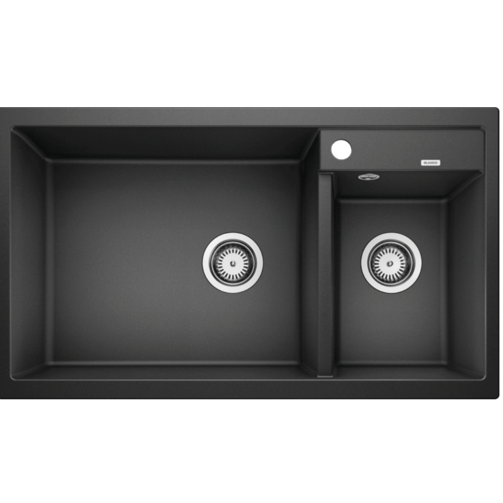 Blanco Kitchen Sinks - Granite Blanco Silgranit Metra 9 Double Sink | Anthracite 