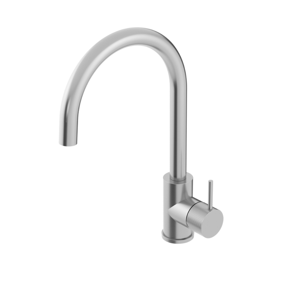 Plumbline Kitchen Tap Oli 316 Kitchen Mixer Round Spout with Linea Handle