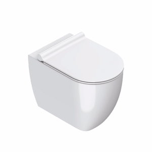 Plumbline Toilet Catalano Sfera 54 Rimless Floor Mount Toilet | Gloss White