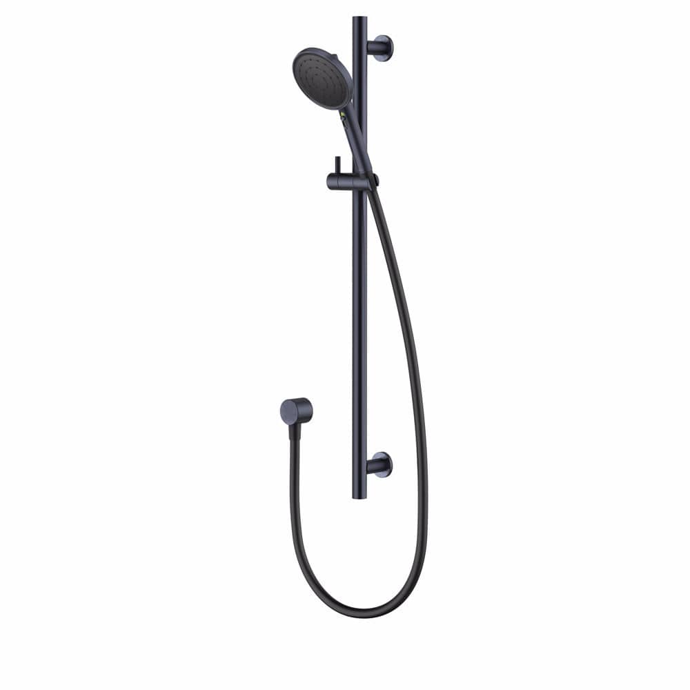 Methven Shower Methven VJet Tūroa Rail Shower | Brushed Gun Metal Black