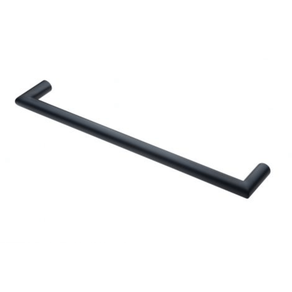 Heirloom Strata Genesis 632 Heated Towel Rail Black The Kitchen Hub