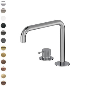 Plumbline Basin Taps Buddy X Square 2 Hole Mixer