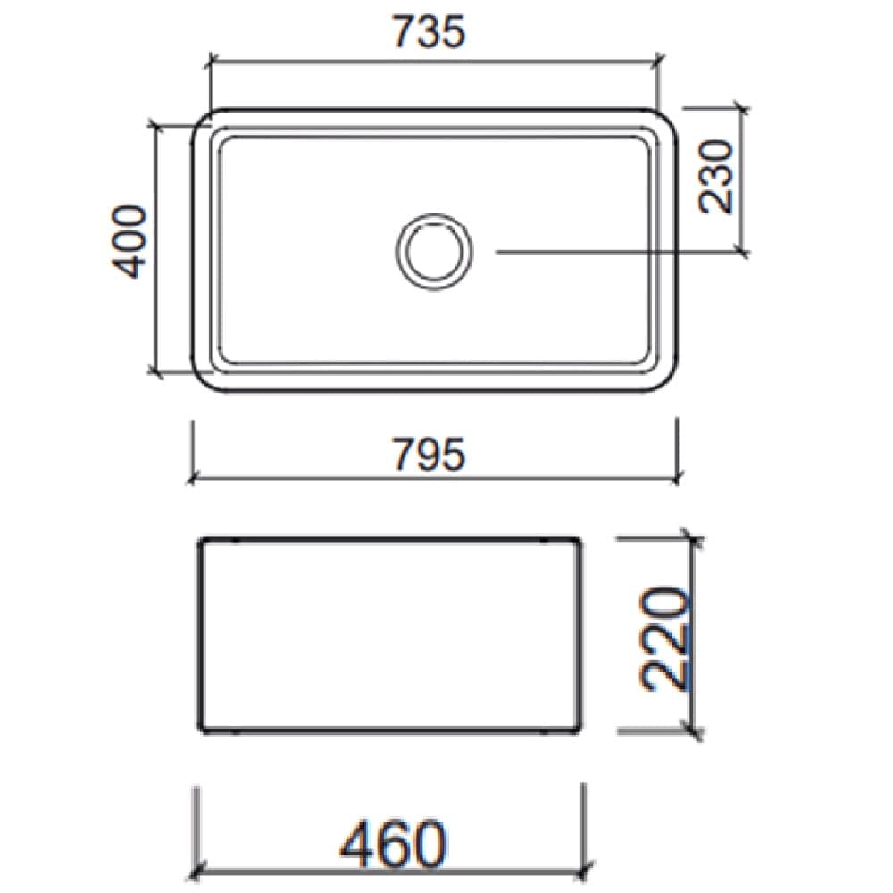 Kitchen Sink Butlers Sink Hafele Home Farmhouse 800mm The Kitchen Hub