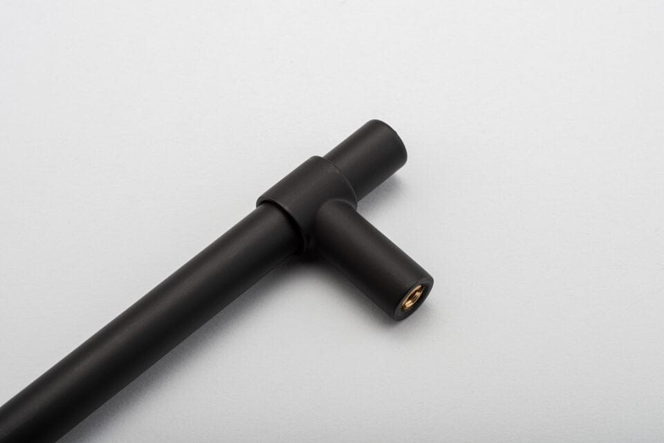 Iver Handles Iver Helsinki Cabinet Pull with Backplate | Matt Black | 128mm