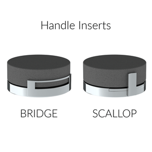 The Watermark Collection Basin Taps The Watermark Collection Elements 3 Hole Basin Set | Bridge Insert