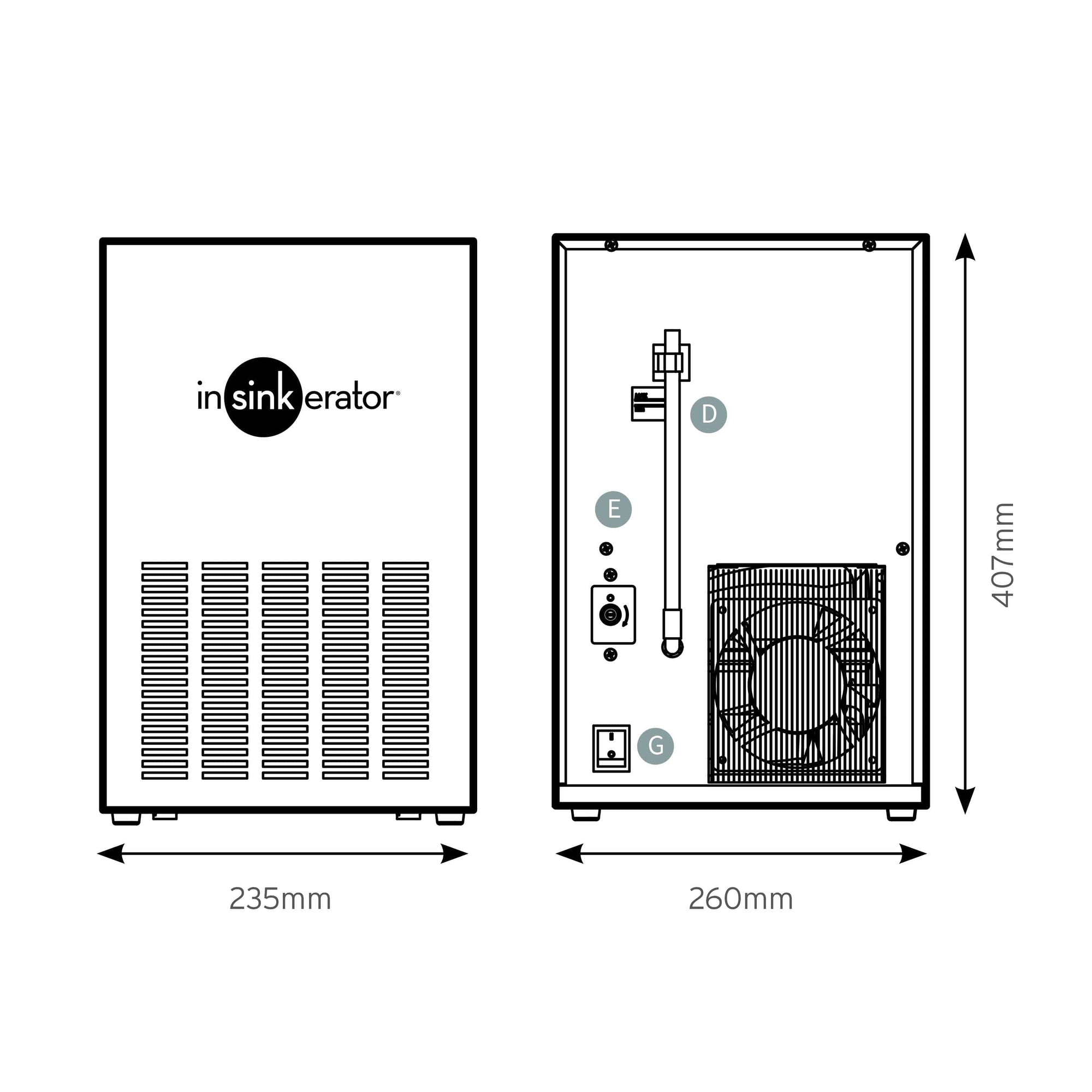 Insinkerator Kitchen Tap Insinkerator Uso MultiTap Chilled System | Brushed Steel