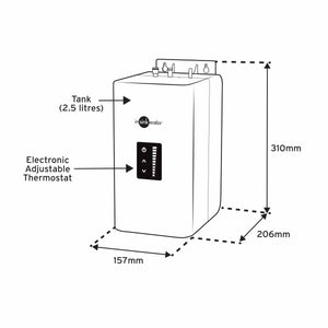 Insinkerator Kitchen Tap Insinkerator Uso MultiTap Chilled System | Chrome