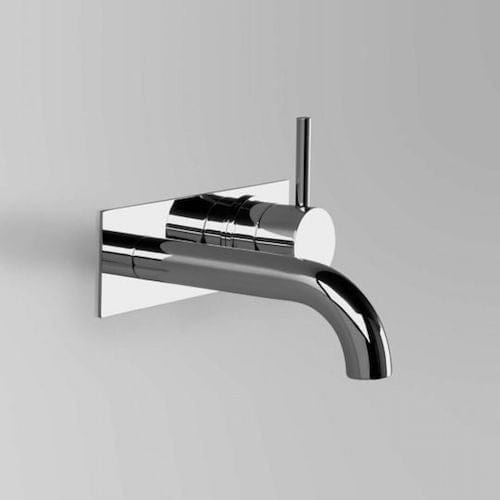 Astra Walker Combination Spouts and Mixers Astra Walker Icon Wall Mixer Set on Backplate with 200mm Curved Spout