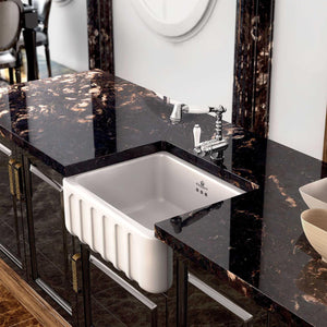 Chambord Kitchen Sinks Chambord Louis Butler Sink with Fluted Facade