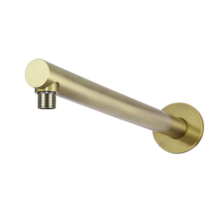 Meir Showers Meir Round Wall Shower Straight Arm 400mm | Tiger Bronze