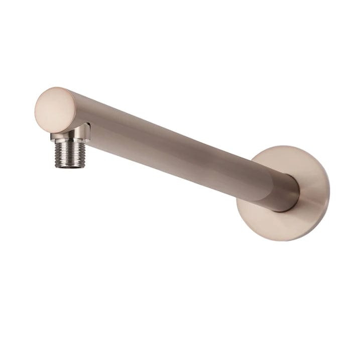 Meir Showers Meir Round Wall Shower Straight Arm 400mm | Champagne