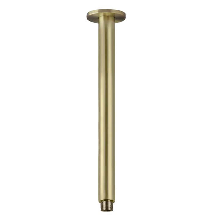 Meir Showers Meir Round Ceiling Shower Arm 300mm | Tiger Bronze