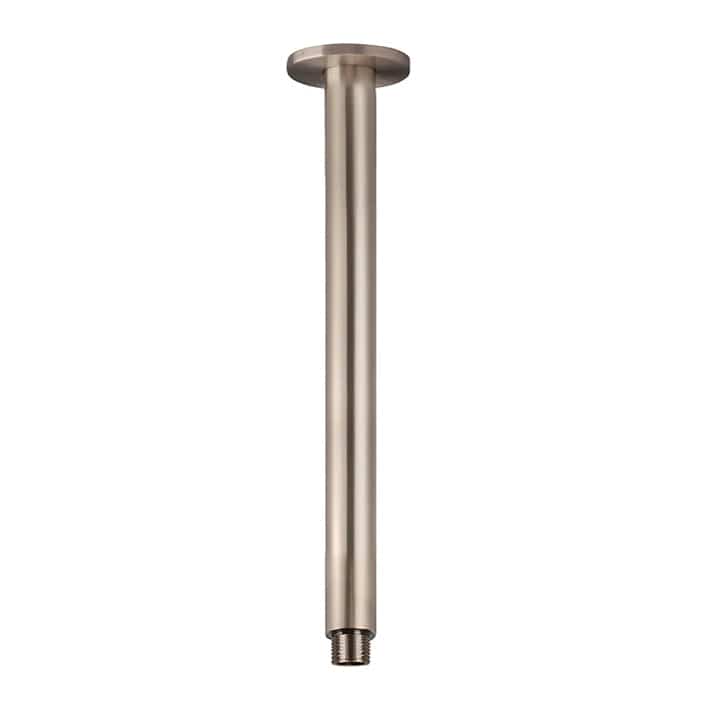 Meir Showers Meir Round Ceiling Shower Arm 300mm | Champagne