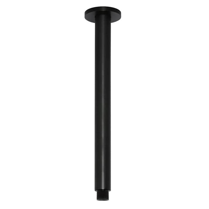 Meir Showers Meir Round Ceiling Shower Arm 300mm | Matte Black
