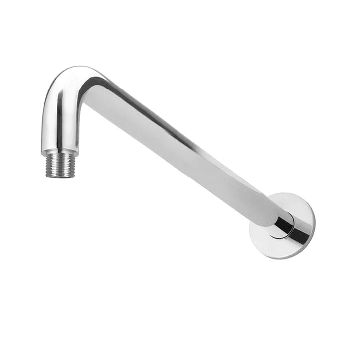 Meir Showers Meir Round Wall Shower Curved Arm 400mm | Chrome