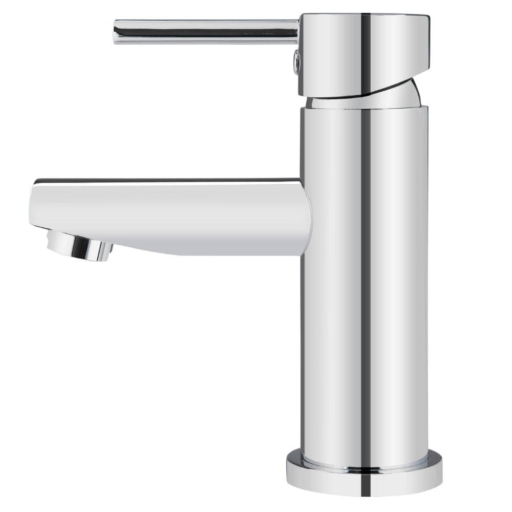 Meir Basin Taps Meir Round Basin Mixer with Straight Spout | Chrome