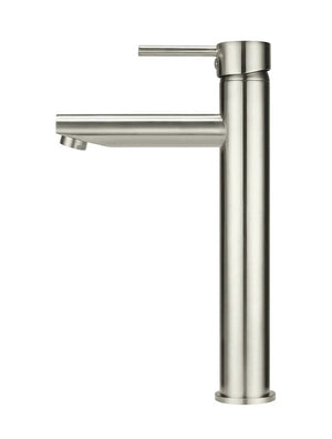 Meir Basin Taps Meir Round Tall Basin Mixer | Brushed Nickel