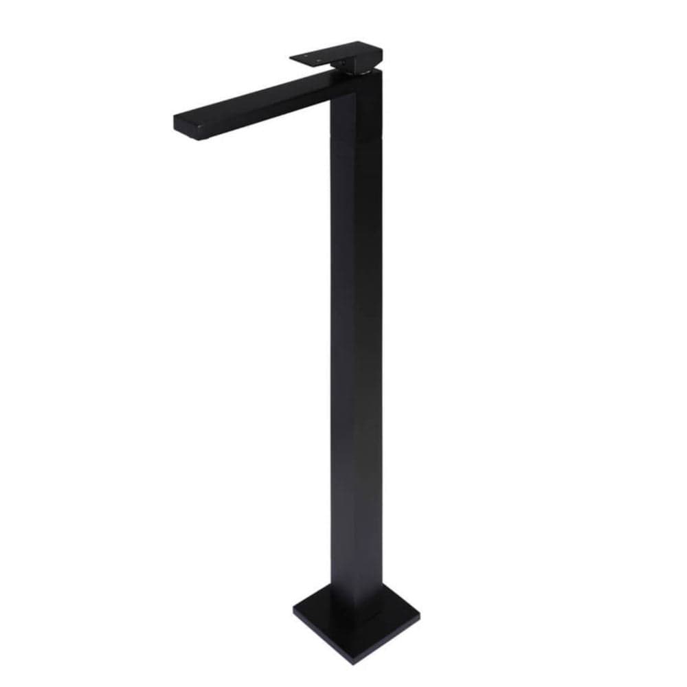 Meir Freestanding Bath Fillers Meir Square Freestanding Bath Mixer | Matte Black
