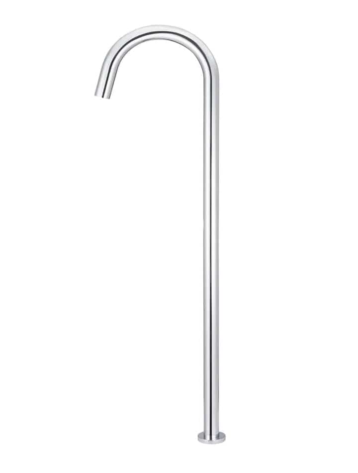 Meir Freestanding Bath Fillers Meir Round Freestanding Bath Filler | Chrome