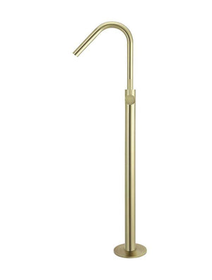 Meir Freestanding Bath Fillers Meir Round Freestanding Bath Spout & Hand Shower | Tiger Bronze