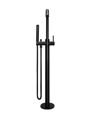 Meir Freestanding Bath Fillers Meir Round Freestanding Bath Spout & Hand Shower | Matte Black