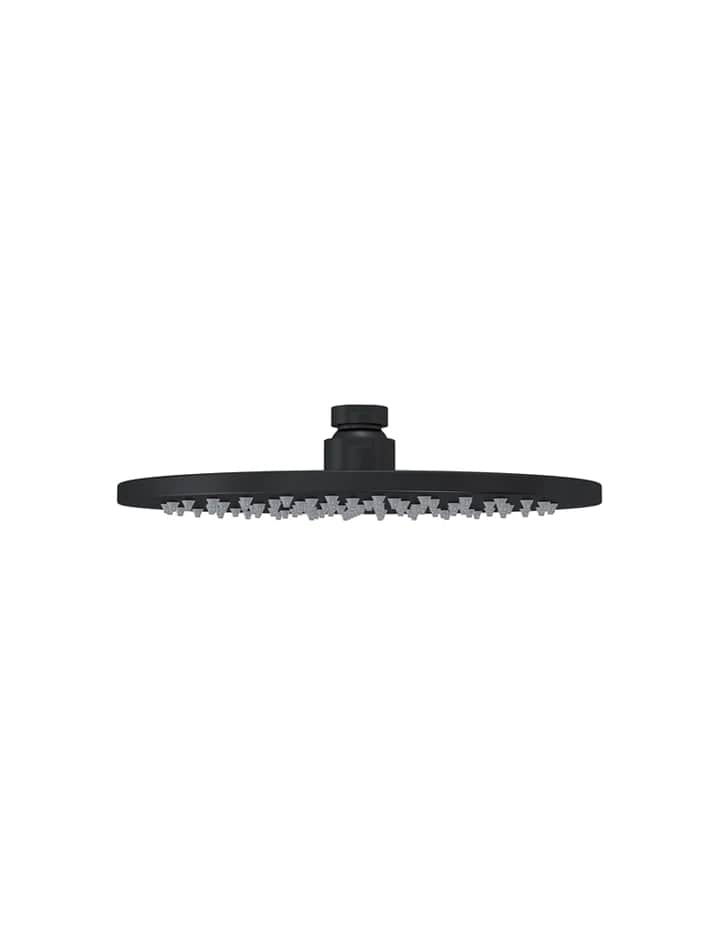 Meir Showers Meir Round Shower Rose 200mm | Matte Black