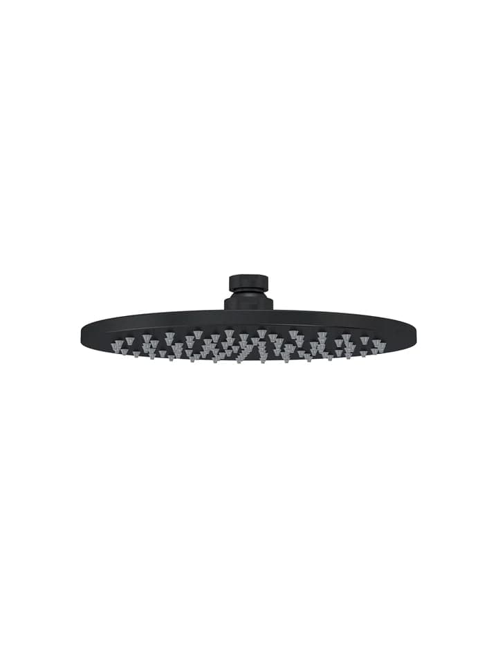 Meir Showers Meir Round Shower Rose 200mm | Matte Black