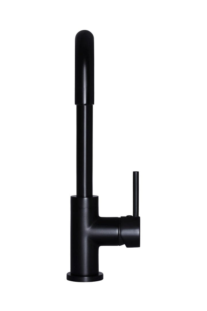 Meir Kitchen Taps Meir Round Traditional Kitchen Mixer | Matte Black