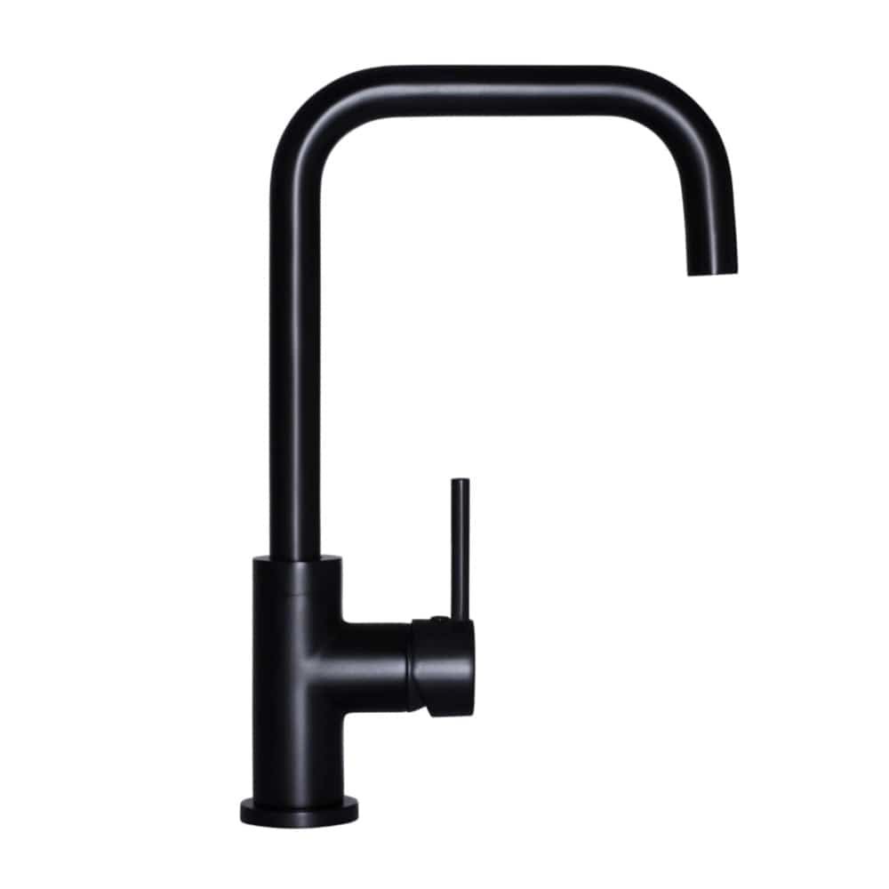 Meir Kitchen Taps Meir Round Traditional Kitchen Mixer | Matte Black